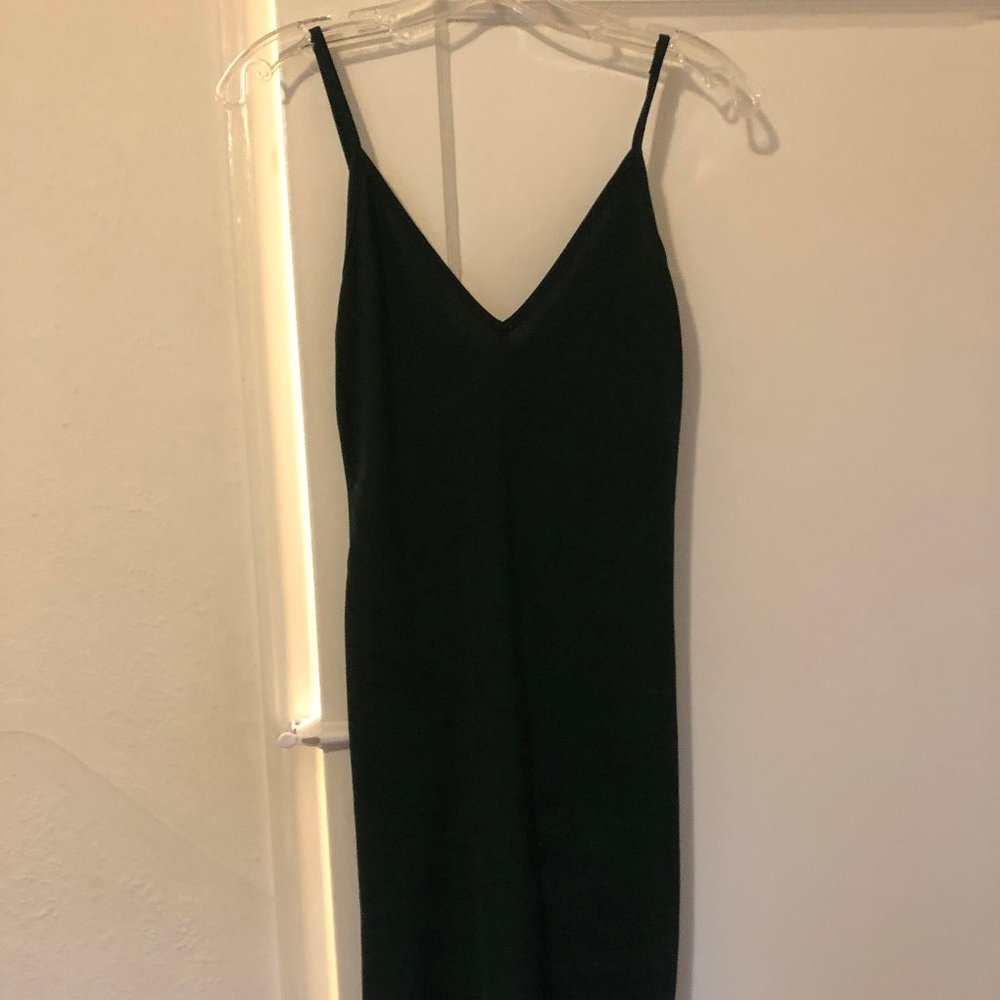 Dark Green Strappy Dress